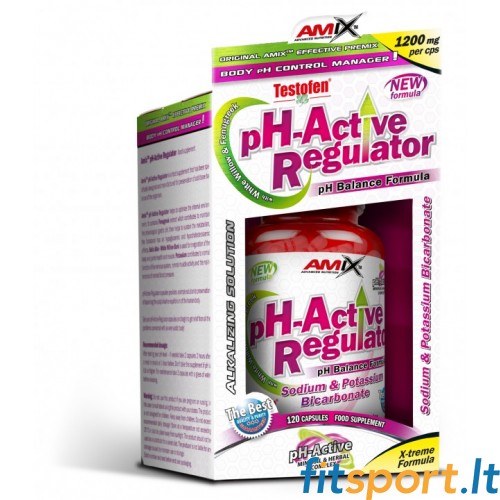 Amix Nutrition pH Active Regulator (Organizmo rūgštingumui reaguliuoti) 120 kaps 